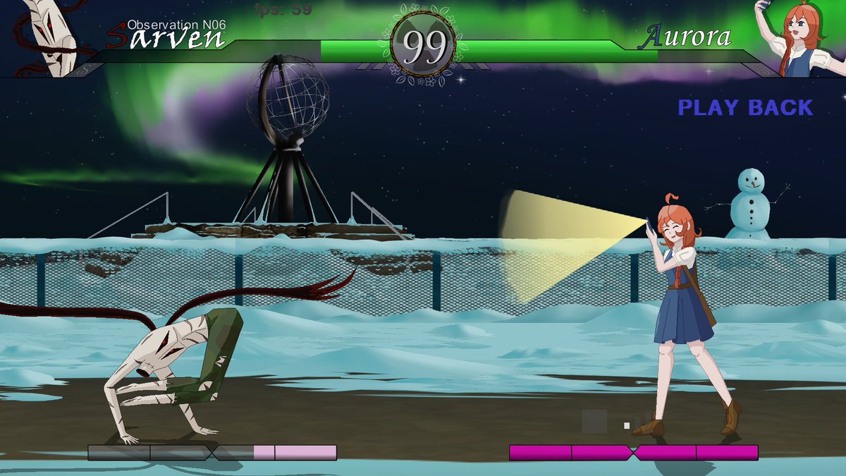 GammaSurge_fg's tweet photo. #GammaSurge 0.5.0 is dropping tomorrow, monday at 18.00 CEST!

This update includes:
-A new stage!
-Win screen portraits
-New UI
-Character select music
-New fight theme
-Some gameplay fixes
-Several bug fixes

We really hope you will enjoy this update!
#indiedev #fgc #gamedev https://t.co/IbiiFdJu4e