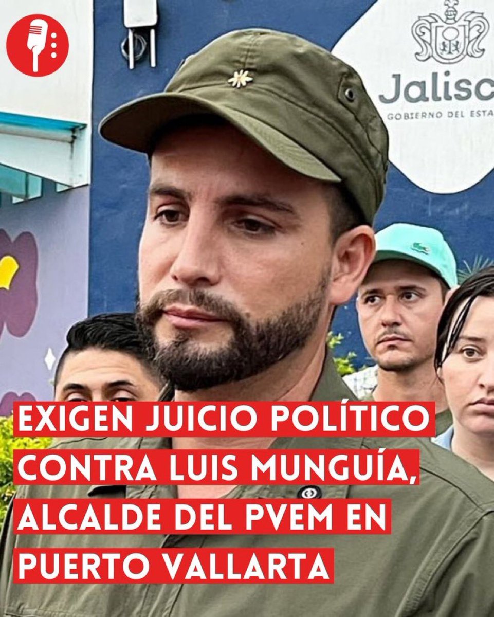 PacoZeaCom's tweet photo. EXIGEN JUICIO CONTRA LUIS MUNGUÍA, ALCALDE DEL PVEM EN PUERTO VALLARTA

La crisis política en Puerto Vallarta se intensificó este domingo luego de que la regidora independiente Melissa Madero presentara una solicitud formal de juicio político contra el alcalde Luis Ernesto Munguía, quien es militante del Partido Verde Ecologista de México (PVEM).