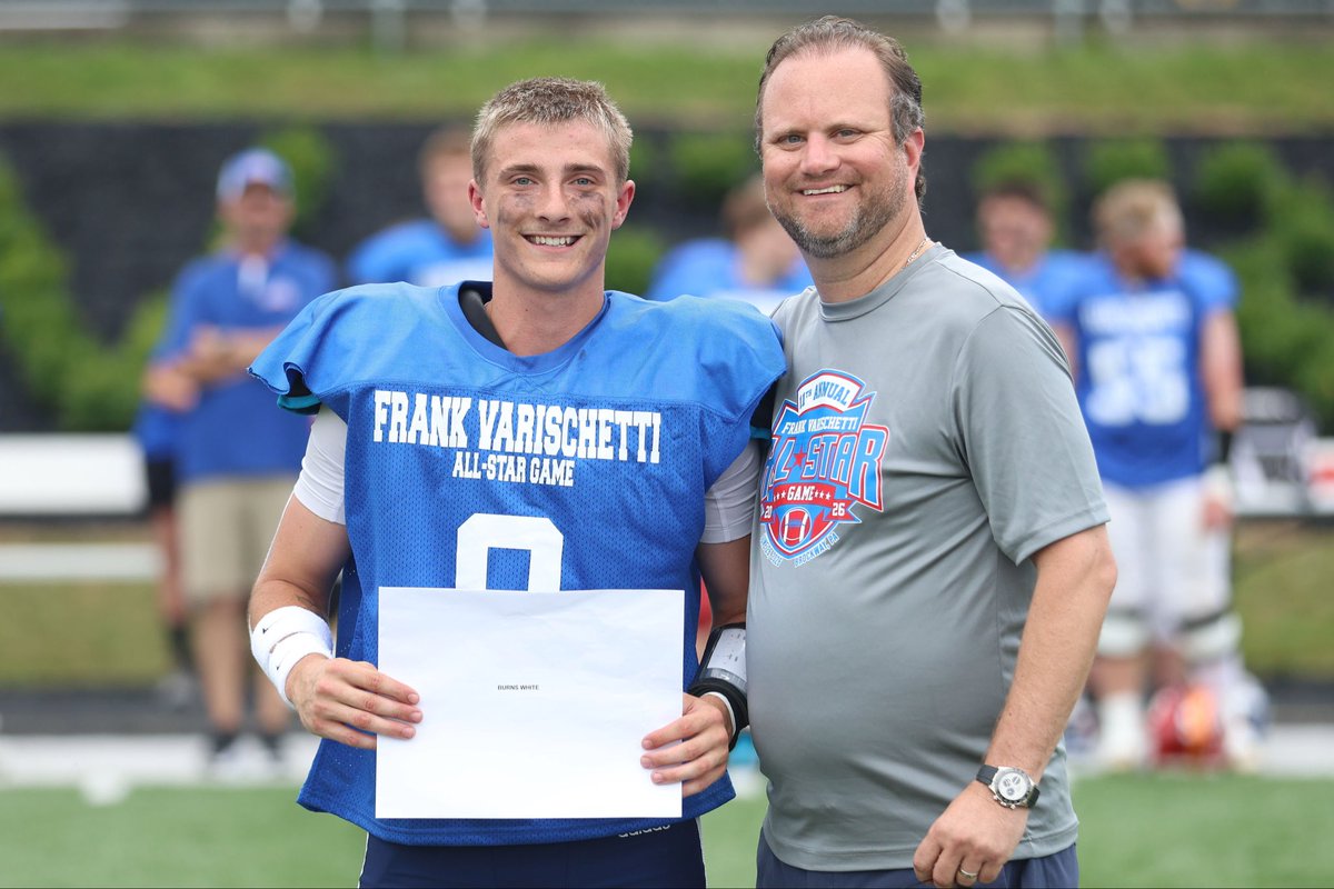 FrankVarischet1's tweet photo. Congratulations to Dawson Welch of Otto-Eldred, the recipient of the Burns White Scholarship at the 11th Annual Frank Varischetti All-Star Game. Dawson will study Criminal Justice at St. Francis University.
 
Photo courtesy of Zak Lantz/The Courier Express https://t.co/07Gr6OVFcn
