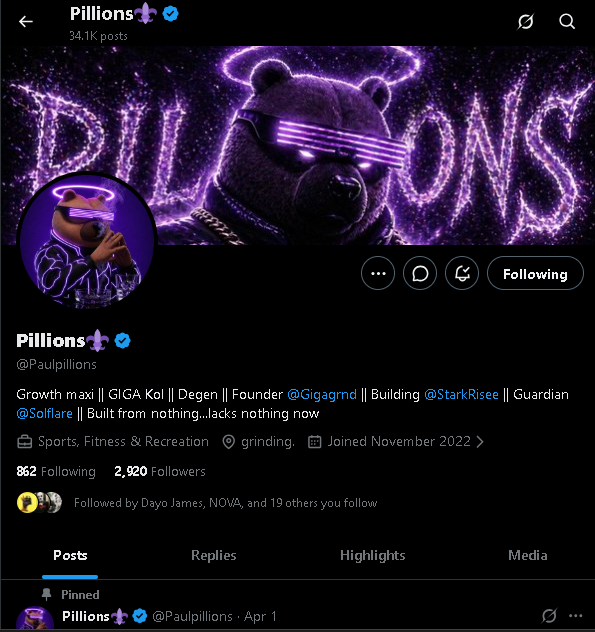 BlissDev001's tweet photo. @Shillumina47998 @Paulpillions if nt for anything but for big pillions aktive die 

@RaphSpirit1052 @Tomzy_temi @DevKit22 @HinHek41435 

AdfmEbNLzcHwtqgMURDxhmACQ1nPb1qLNaV73vswWuhd https://t.co/8eRwl9tzfp