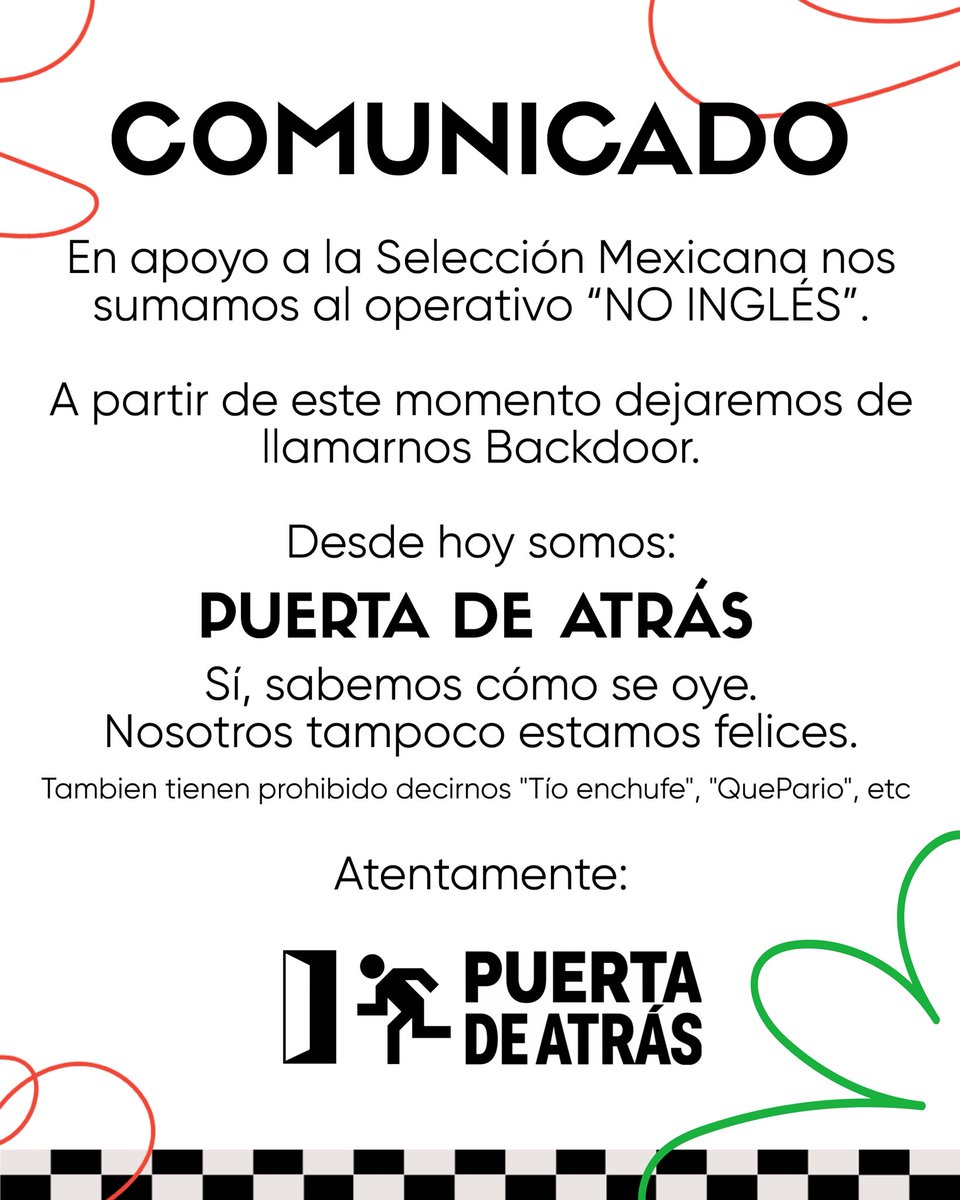 BackdoorHumorOf's tweet photo. 🇲🇽🫶🏻 ¡A QUE SI! https://t.co/fsjP5dVOvQ