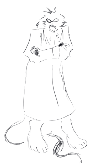 InvaderStormy's tweet photo. Oh Bive I've forgotten how much I love you my beloved mentally ill hairball haven't drawn you in ages https://t.co/0Vs7FiCDlk