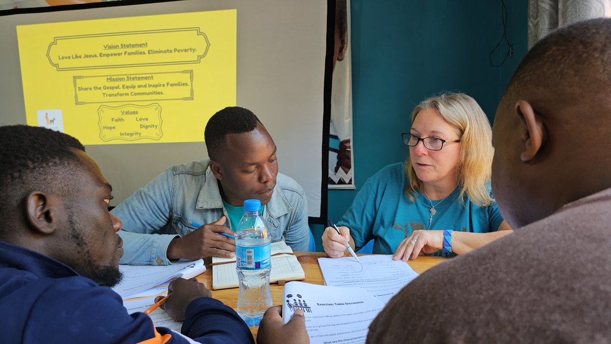 Givegoat's tweet photo. Change starts with the people on the ground. Our team in Tanzania is learning about how to drive long‑term impact where it matters most. 

#Tanzania #FoodForHisChildren #Nonprofit #Stafftraining https://t.co/HTwuzT71NK