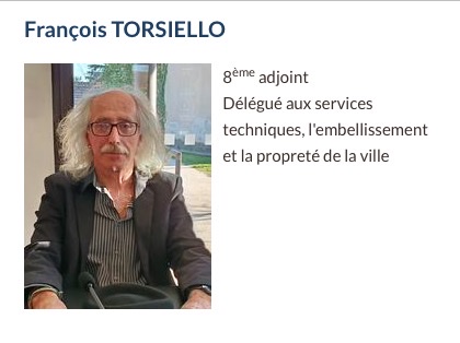 TeamFSociety1's tweet photo. #FrançoisTorsiello adjoint à la mairie de #Mazan a été interpellé le 1er juillet à Sault. 

Après 48 heures de garde à vue, il a été écroué dans l’attente de son procès, au tribunal de Carpentras pour détention d'images  pédopornographique.

https://t.co/a0BUAHAuQS https://t.co/uhgBlxGoze