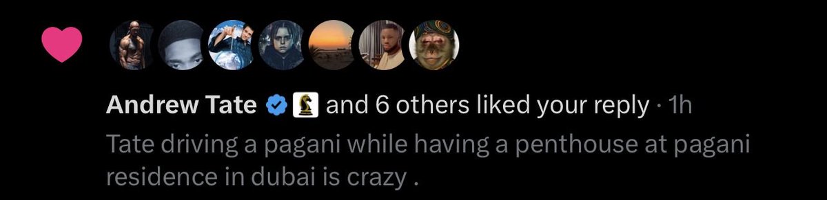 256Rsk's tweet photo. @BigBB_G @Cobratate @Kraytur3 I made it in life . Next post will be chilling with him at Pagani Residence .. https://t.co/lFwCVF7K8a