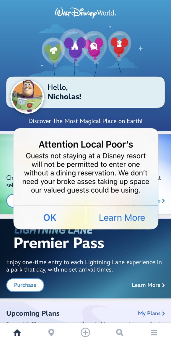 NickChaps96's tweet photo. I heard these push notices are starting to go out to guests visiting Disney World. You’ve been warned.

And I hope people can take a joke. 😝 https://t.co/rUUKpaFsl6