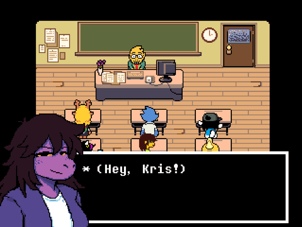 biligbilig's tweet photo. this is how deltarune was meant to be played https://t.co/sROmw3OHSJ