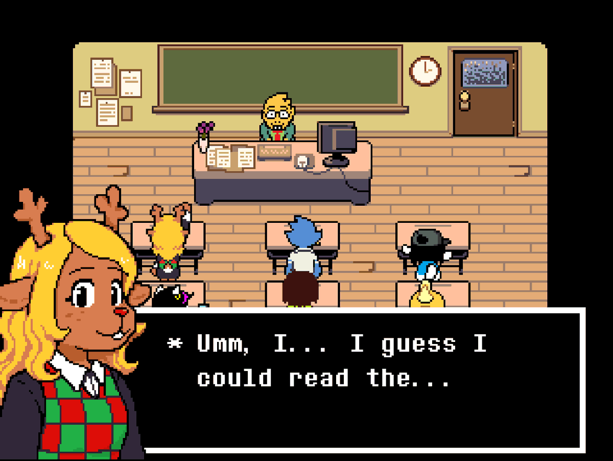 biligbilig's tweet photo. this is how deltarune was meant to be played https://t.co/sROmw3OHSJ