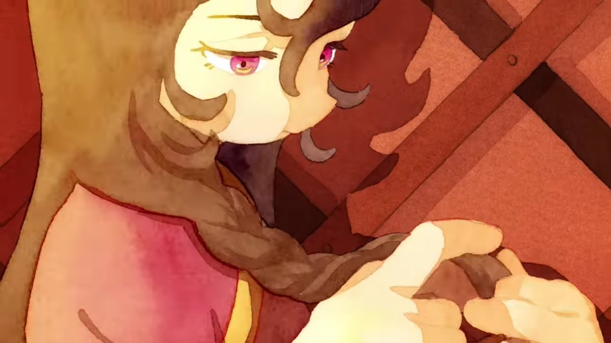conangaki's tweet photo. Fun fact that the anime team specially record it with a muazin instead of using any recording on internet.. to me, the biggest reason is to create a yearning feels for home just like how Fatima's heart has a forever huge hole longing for the home she can't return anymore https://t.co/sVIV937O4L