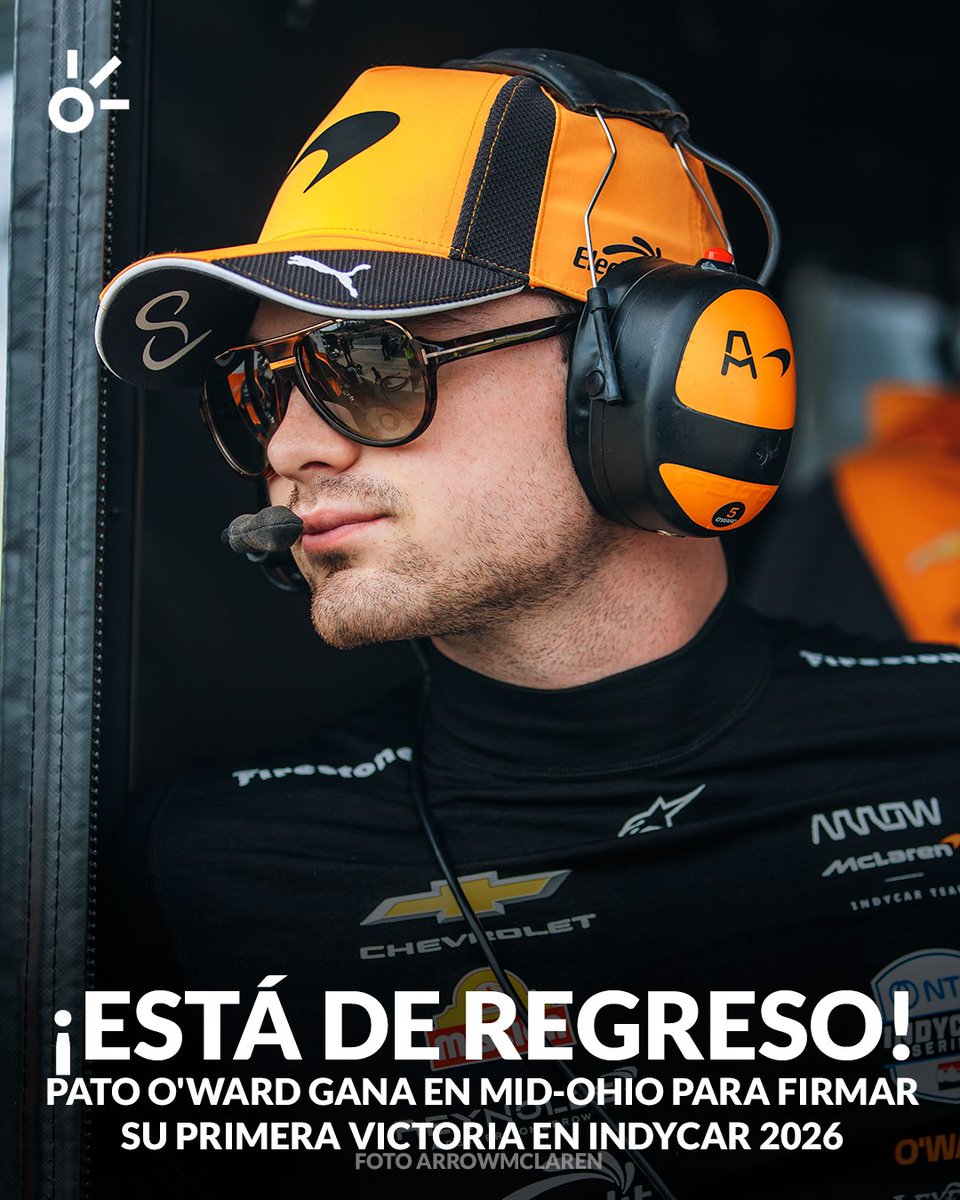 ClaroSports's tweet photo. ¡PATO O'WARD VUELVE A LO MÁS ALTO! 🇲🇽🏆

El mexicano se quedó con la victoria en Mid-Ohio de la IndyCar 2026, firmando un triunfo que lo devuelve al escalón más alto del podio y confirma que sigue siendo uno de los grandes protagonistas de la categoría.

Una actuación de autoridad para Pato, que vuelve a hacer sonar el Himno Nacional Mexicano en el automovilismo internacional🏎️🔥