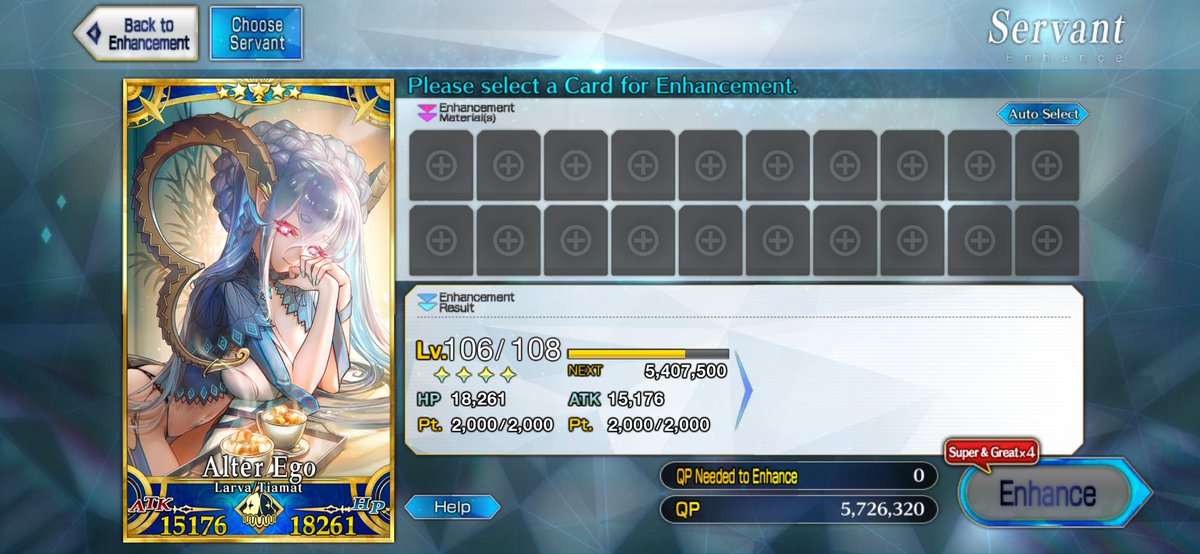 MTCheeseV's tweet photo. "Oh X4 success rate, good time to level Tiamama to 120. Got a ton of XP in second archive, so should be able to at least get to 110 for now..."

I always forget how much it takes https://t.co/SnP1F92eiz