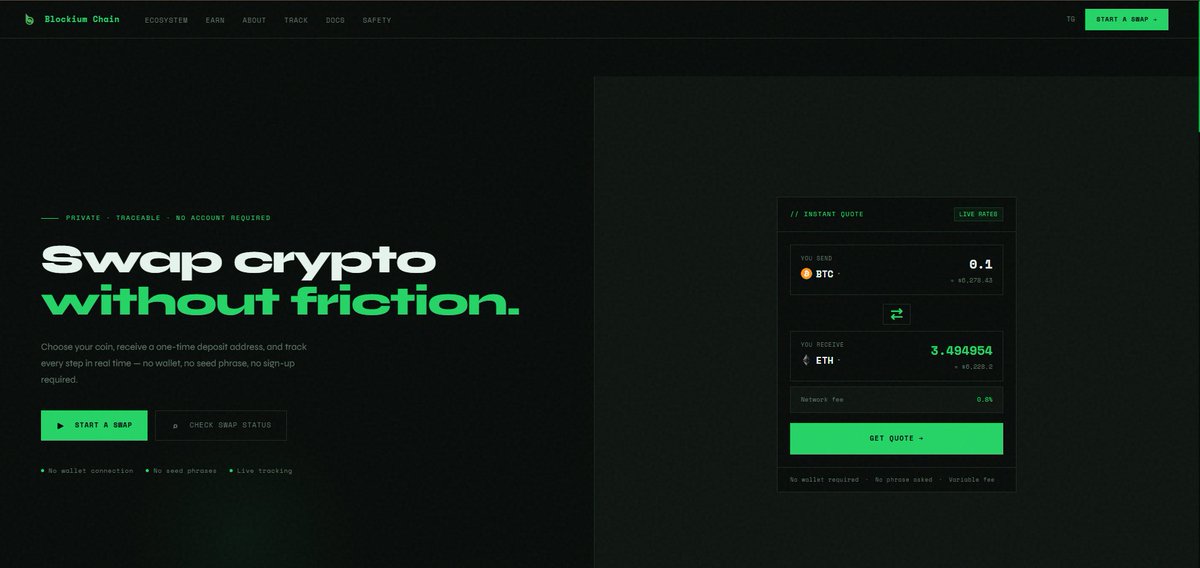 blockiumchain's tweet photo. start swapping your crypto using #blockiumchain only 0.1% fees,
#CryptoPrediction #CryptoComunnity #btc #defi https://t.co/mGqAb9Yn4L