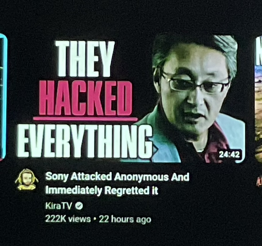 TCX_SAO's tweet photo. Do We need to have another talk? 

#OpSony
#LulzBoat
#SetSailForFail
#Anonymous 
#WeDoNotForget
#WeDoNotForgive
#ExpectUs
#Always https://t.co/RYu5sWZau9