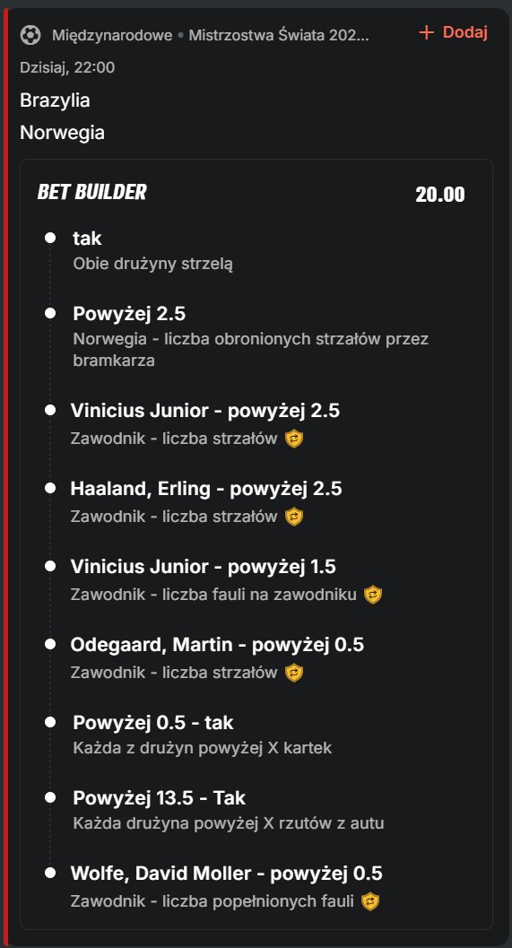 KammykBet's tweet photo. Wczorajszy dzień był najgorszy chyba od kiedy na Fortunie puszczałem, tyle błędów w kuponach, dramat. Dzisiaj na meczyk #BRANOR puszczam na superbecie, bo mam jakieś freebety. No i oczywiście kibicuje wikingom. https://t.co/Uw1NAg8MWi