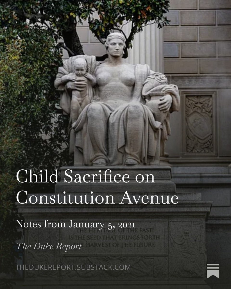 thedukereport's tweet photo. @naomirwolf Like the child-sacrifice statues on Constitution Avenue? https://t.co/PFEryDWQQY https://t.co/wkMEyUQmDD
