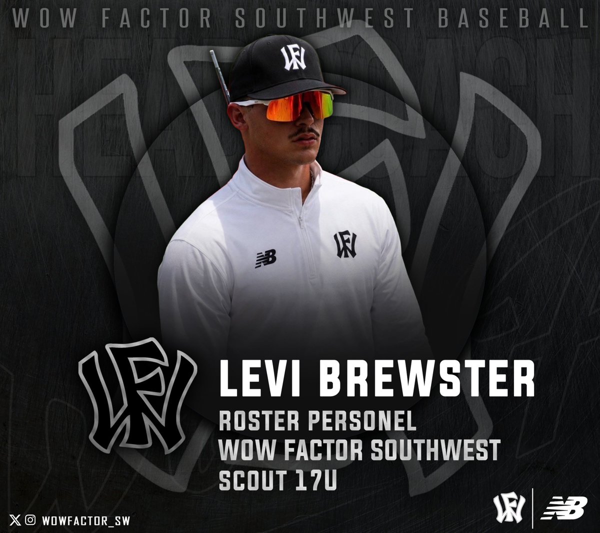 WowFactor_SW's tweet photo. We're excited to announce Levi Brewster as the Head Coach of our Wow Factor Southwest 17U Scout Team!

Levi has coached at LSU Alexandria and Evangel Christian, &amp; will also serve as our Roster Personnel Director for Northern Louisiana.

Welcome to #TheBrand! 
#WowFactorNation https://t.co/Yzg0NtzgjS