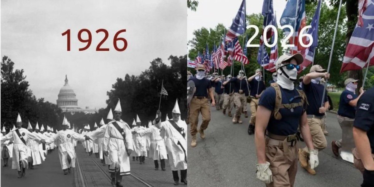 ForgiatoBlow47's tweet photo. White Hoods

White Masks

Same Hate

Still Democrats https://t.co/Yz8QYfLpT1