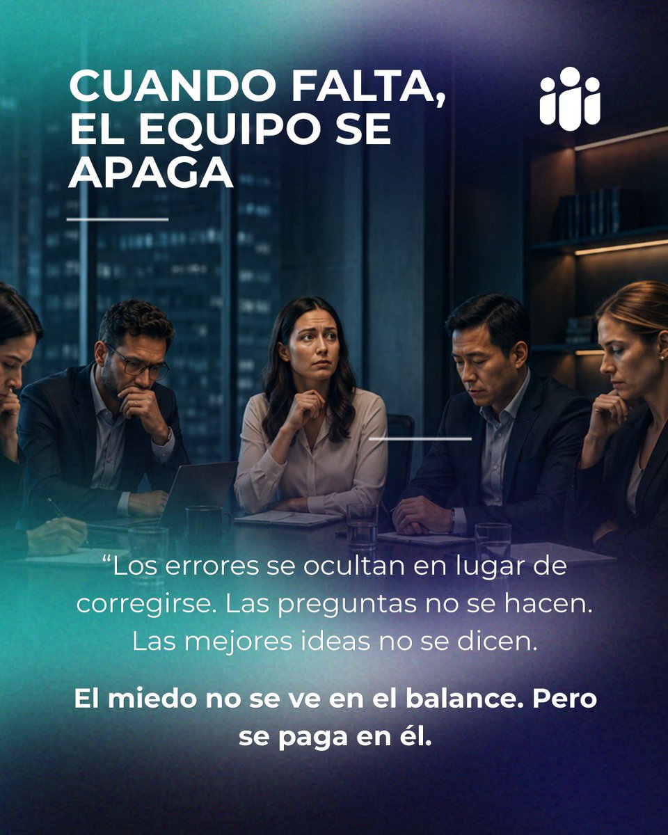 ESTEFANIESPIN's tweet photo. Google estudió cientos de equipos para descifrar qué hace que uno sea excelente. La respuesta no fue el talento, ni la experiencia, ni el presupuesto.

Fue la seguridad psicológica: poder hablar, preguntar y equivocarse sin miedo. 

Y aquí el dato incómodo: solo el 26% de las personas siente que trabaja en un entorno así. 

Donde no hay seguridad, los errores se esconden en vez de corregirse. Las preguntas no se hacen. Las mejores ideas se quedan calladas.

El miedo no aparece en el balance. Pero se paga en él: en innovación que no ocurre, en talento que se va, en problemas que explotan tarde.

Construir equipos sin miedo no es un gesto amable. Es una decisión de rendimiento.

Esa es La Ventaja Humana. Muy pronto.

#VentajaHumana #SostenibilidadHumana #SeguridadPsicologica #LiderazgoEmpresarial #CulturaOrganizacional #SectorEmpresarialEcuador