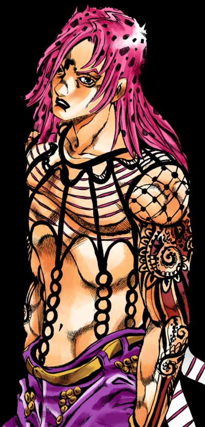 Panchocm1's tweet photo. @CarlosR71957183 @CapiGoombi Lo mismo paso con diavolo 
Le simplificaron hartos detalles incluyendo sus tatuajes
Pero esto de simplificar los diseños a los personajes ya se ve desde GW https://t.co/XieVjmG8QY