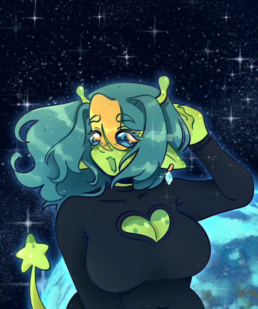Makiboee's tweet photo. Its finally artfight season! 🖌️ 🎨 Lets start this season off with something out of this world!! 
.
#artfight2026 #artfight #af2026 #teamtragedy #artfightteamtragedy #artfighttragedy https://t.co/SoqWlpz7hG