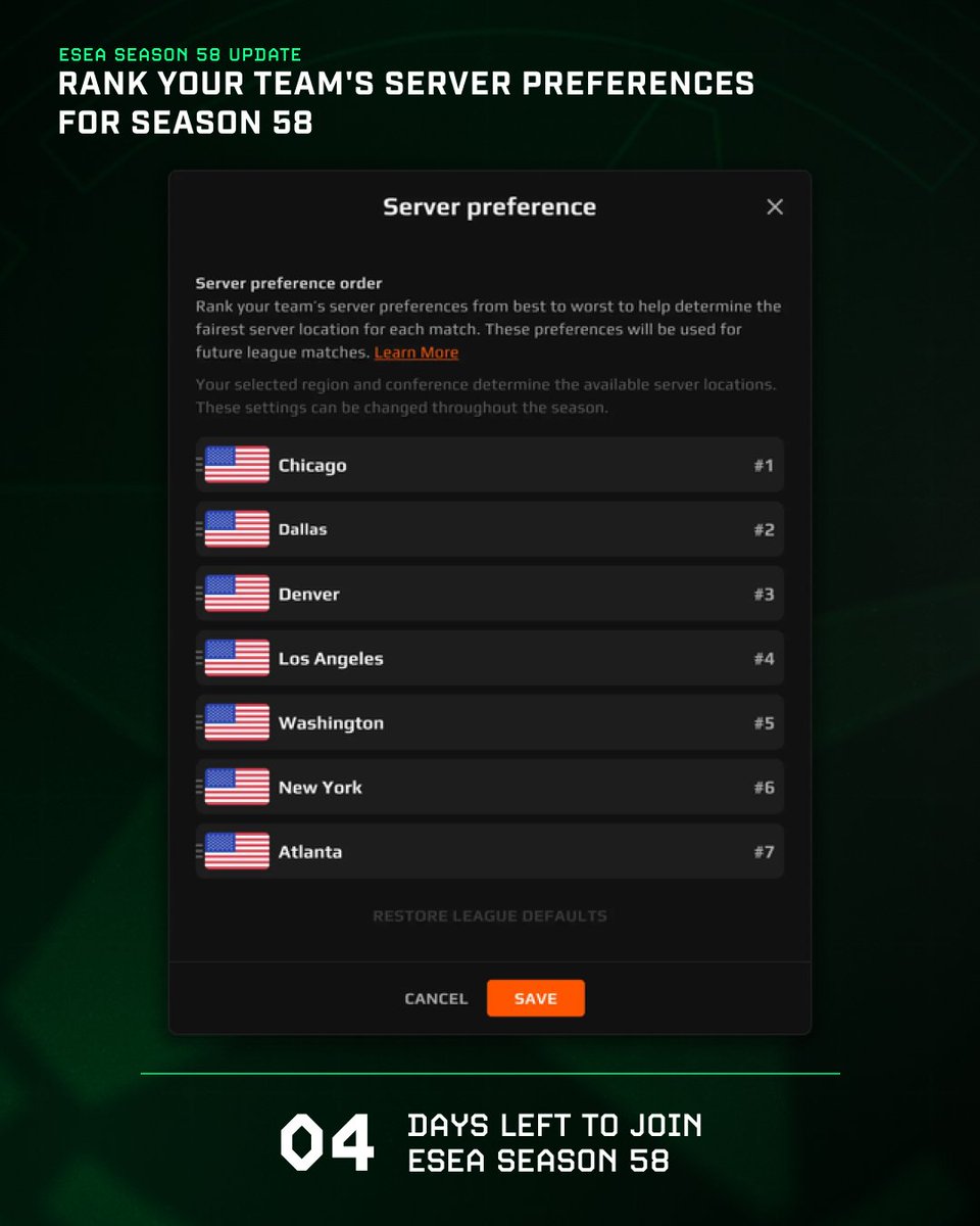 ESEA League tweet media