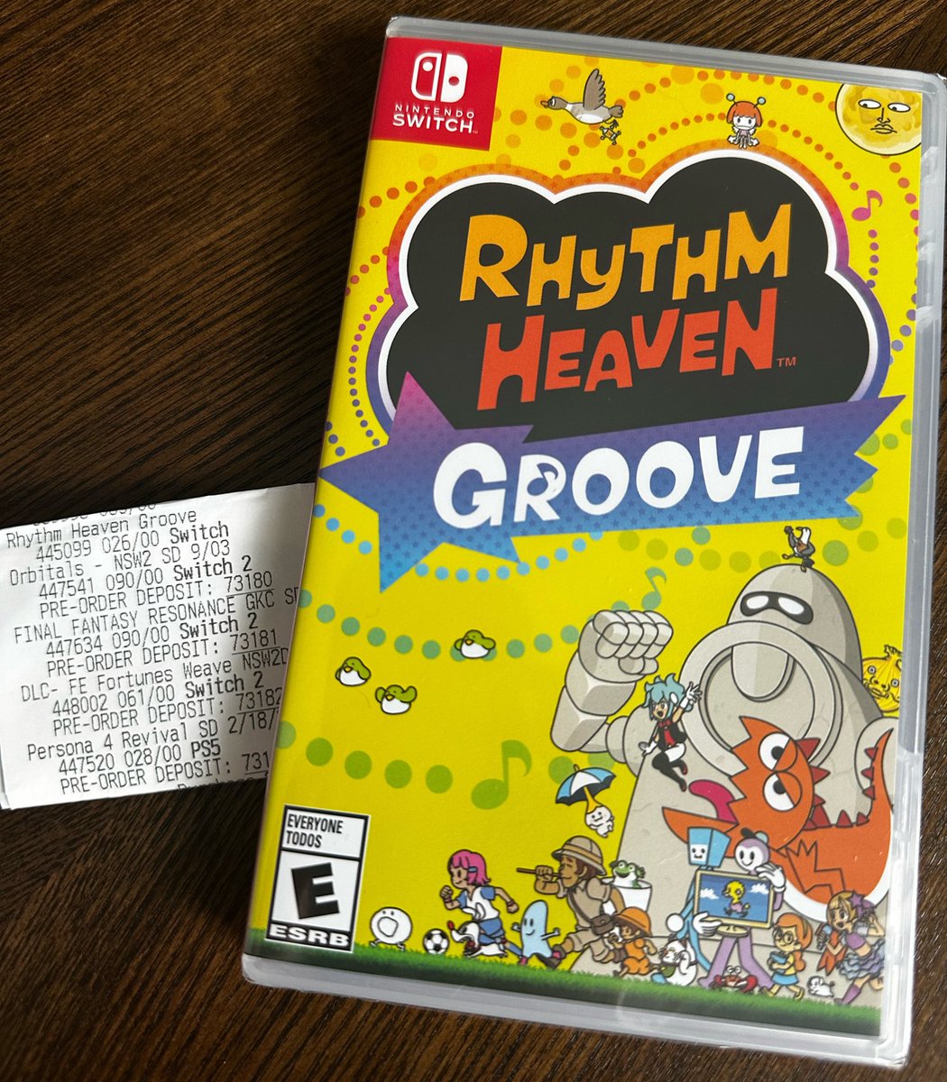 nickky2x's tweet photo. It’s never too late to start buying physical 💿

Bought Rhythm Heaven Groove and pre-ordered a bunch of upcoming games!! 

Thanks PlayStation for reminding me how fun it is to actually own what I buy 😘 https://t.co/m910IyBscq