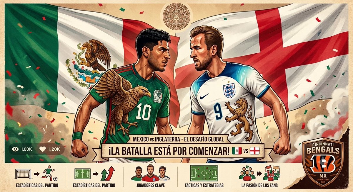 BengalsMexico's tweet photo. Hoy, todos #SomosMéxico 
Venga @miseleccionmx! Por la victoria!
#LosBengalíes 🖤🧡
#MexvsIng #Mundial2026  🇲🇽⚽️😎 https://t.co/CSVsDQyopA