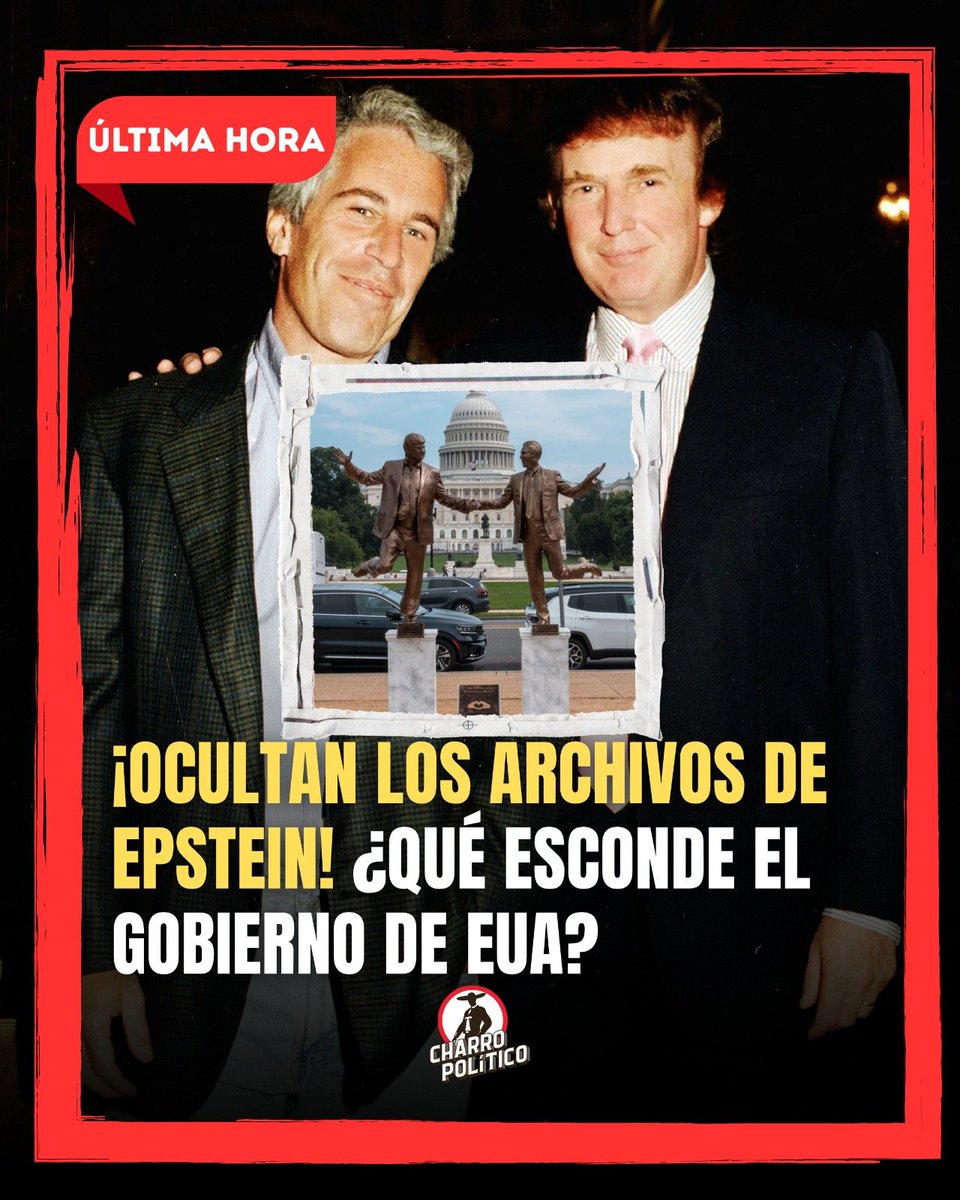 CharroPolitico's tweet photo. ¡OCULTAN LOS ARCHIVOS DE EPSTEIN! ¿QUÉ ESCONDE EL GOBIERNO DE EUA?🇺🇸⚠️
El Departamento de Justicia de Estados Unidos volvió a negar la entrega de nuevos archivos del caso Jeffrey Epstein, a pesar de que un juez ordenó hacer públicos más documentos. La dependencia pidió una prórroga de 60 días, argumentando que existen datos sensibles relacionados con las víctimas, pero la decisión ha desatado una nueva ola de cuestionamientos sobre la transparencia del gobierno de Donald Trump. Entre los expedientes reservados se encuentran correos electrónicos, borradores de acusaciones y otros documentos que, según la demanda presentada por la periodista Katie Phang, contienen información de alto interés público. Aunque las autoridades sostienen que actúan conforme a la ley, el retraso en la publicación alimenta el debate sobre qué información sigue oculta y si existen nombres de personas influyentes que podrían verse involucradas. ¿Tú qué opinas? 💬 Déjalo en los comentarios y comparte esta información.
#Epstein #EstadosUnidos #Trump #Transparencia