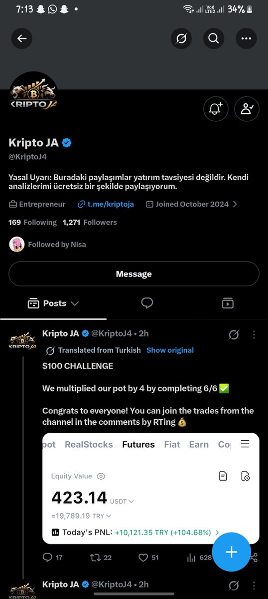 robiryai's tweet photo. @guncelkriptocom @KriptoJ4 All done ✔️ hope to win 
Thanks legend 🙏 https://t.co/veMMA3lqzw