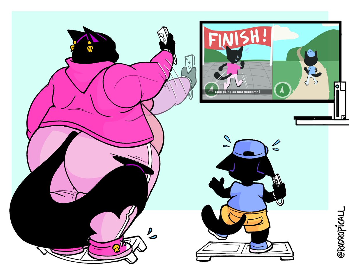radropicall's tweet photo. #Artfight attack on @heartbreak_k_ ‼️ this one was really fun, I love the wii 🤭 https://t.co/sXDgMVIQDl