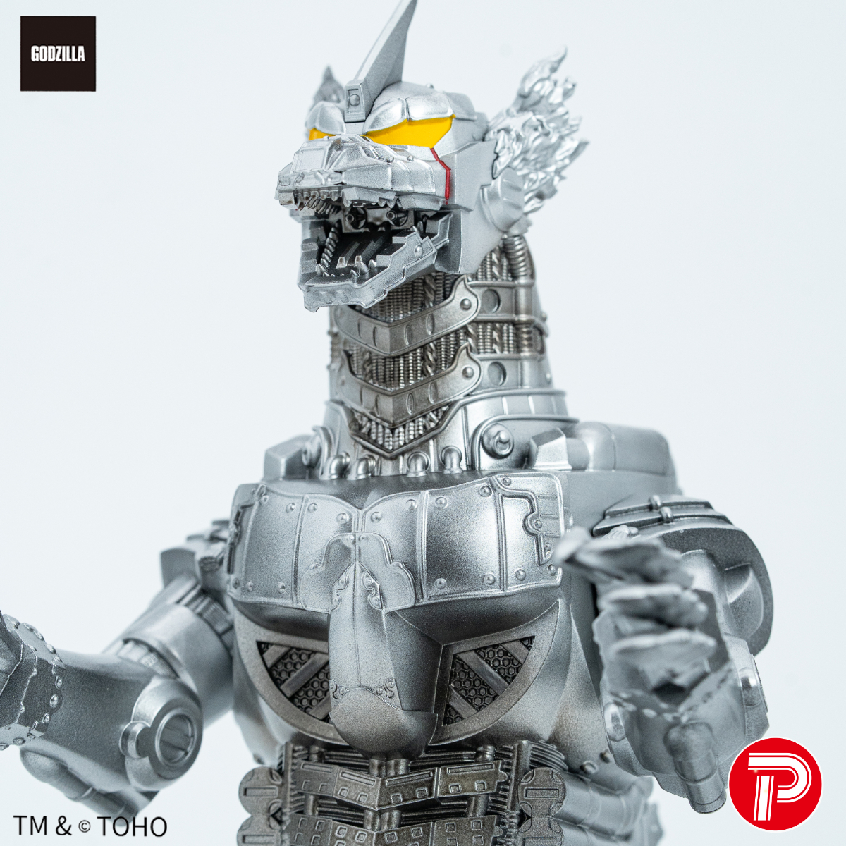 Plex_toy's tweet photo. ⚡2026.07.07 12:00 受注開始⚡

「３式機龍」をベースに、
和のソフビ作家FrogTreeが
武者や鎧を思わせる和のエッセンスを融合。
無機質なメカニカルデザインと
荒々しい戦鬼の魂が共存するアートソフビに仕上げました。

⚙️GVA３式機龍 戦鬼（Frog Tree）🔥

詳細はこちら👇
 https://t.co/fRjsj0XQYx

＃ゴジラ #GVA #３式機龍 #FrogTree #アートソフビ