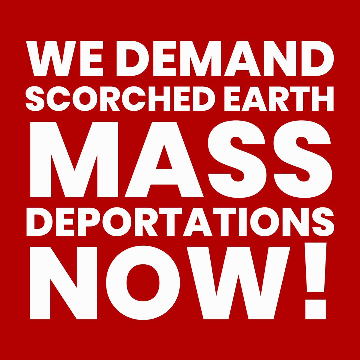 SMDUnfiltered's tweet photo. @SecMullinDHS @WadeMiller @POTUS Show us the numbers. We want 5 digit per day, mass deportations, NOW. https://t.co/24F66MwrGf