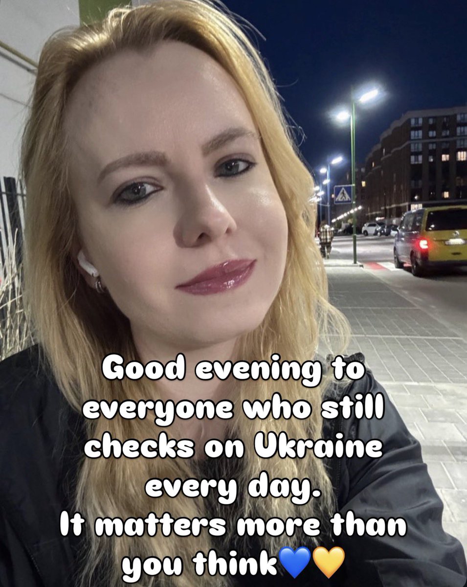 angelshalagina's tweet photo. Good evening to everyone who still checks on Ukraine every day. It matters more than you think💙💛 #ukraine #ukrainians #ukrainiangirl #ukrainerussiawar #ukrainian https://t.co/c9ufvTsVZb