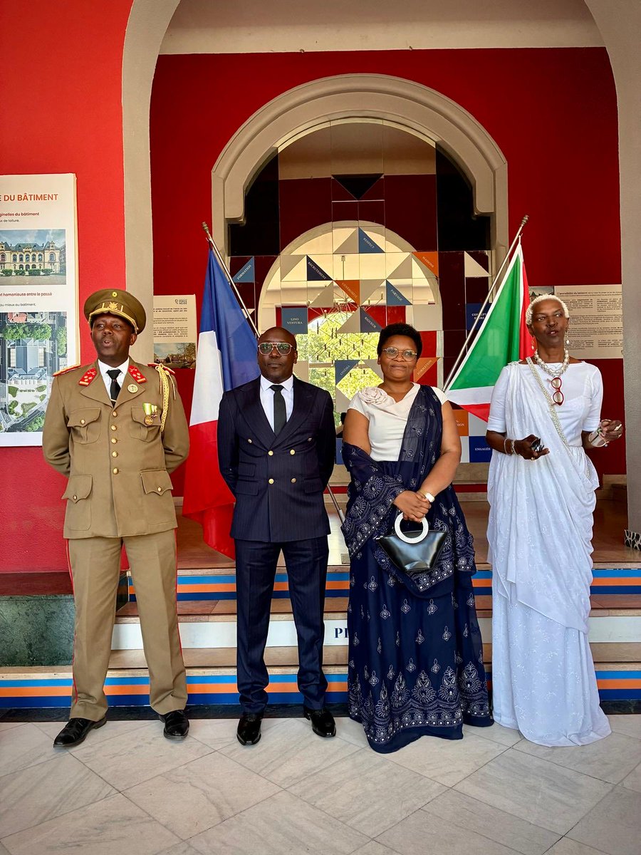 AmbassadeF's tweet photo. Ce Samedi,4/72026,l'Ambassade du 🇧🇮 en 🇫🇷 a commémoré le 64ème anniversaire de l'indépendance du Burundi.Cet événement a été agrémenté par les tambours du 🇧🇮 en présence  de la communauté 🇧🇮daise  et des diplomates des pays amis qui ont répondus présents à l'invitation.@me https://t.co/vh58V9EXbm