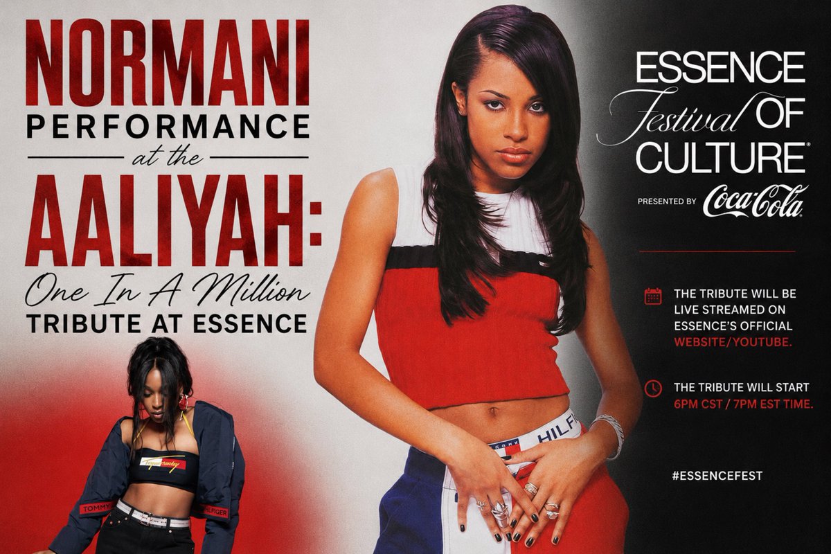 calystho's tweet photo. normani’s performance at the aaliyah: one in a million tribute will be live streamed.

watch on essence’s official website or youtube below. 🖤

website: https://t.co/Nzolk7ZJJO
youtube: https://t.co/5FFj93x9OC https://t.co/tu4X1IRkrV