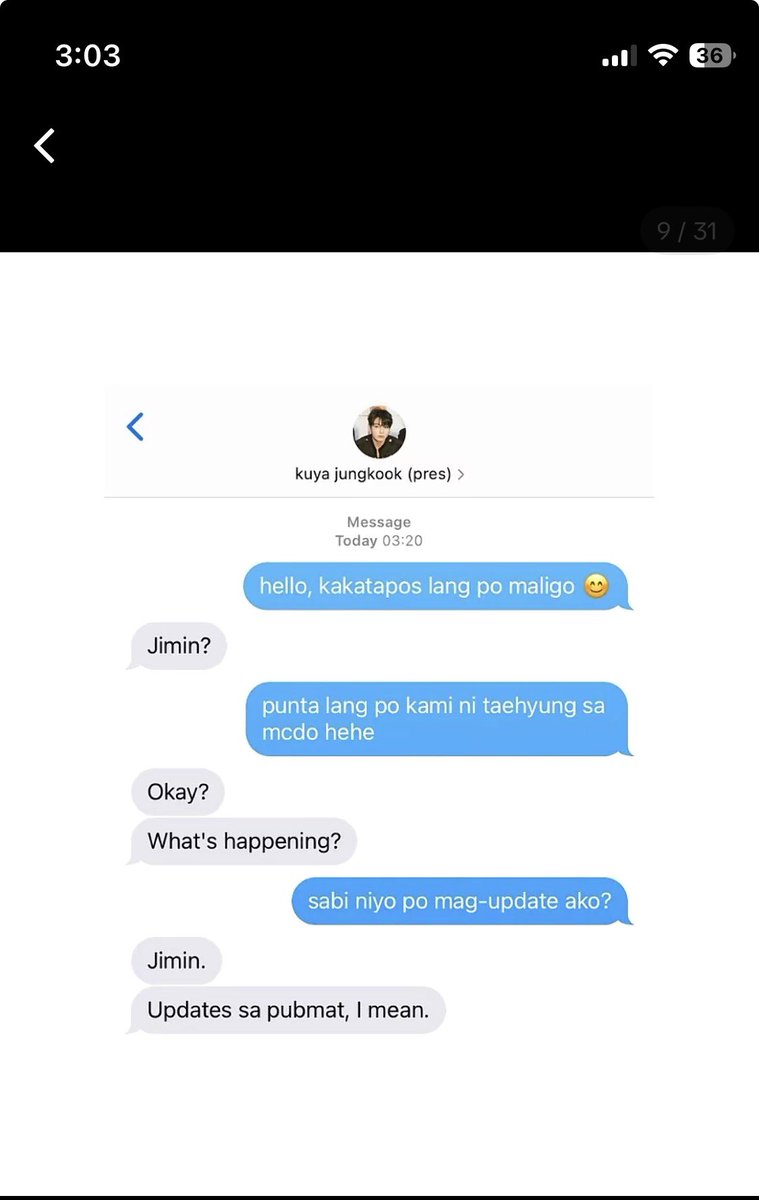 jmnmuse_'s tweet photo. anong oras na beh ang lauff ko 😭😭😭😭 ANO BA TONG MGA PAKULO MO JIMIN MARIE https://t.co/cwE1t6HhqZ