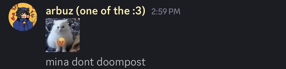 MinaOfc3's tweet photo. That’s it.
Ass duo is over. We will never see them again. Every time we think “oh maybe ass duo” it will not happen. This is the curse for always winning.
#doomposting https://t.co/L7Sdg5pDKG