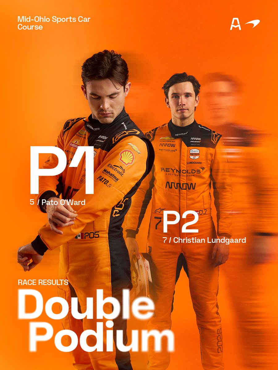 ArrowMcLaren's tweet photo. Let the celebrations continue. Because...

IT'S THE FIRST TIME IN OUR HISTORY TO HAVE A 1-2 PODIUM FINISH. 🏆🏆 https://t.co/WuDoYRPyzw
