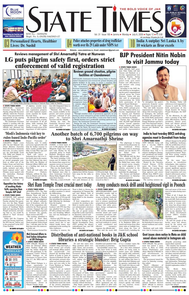 State Times tweet media