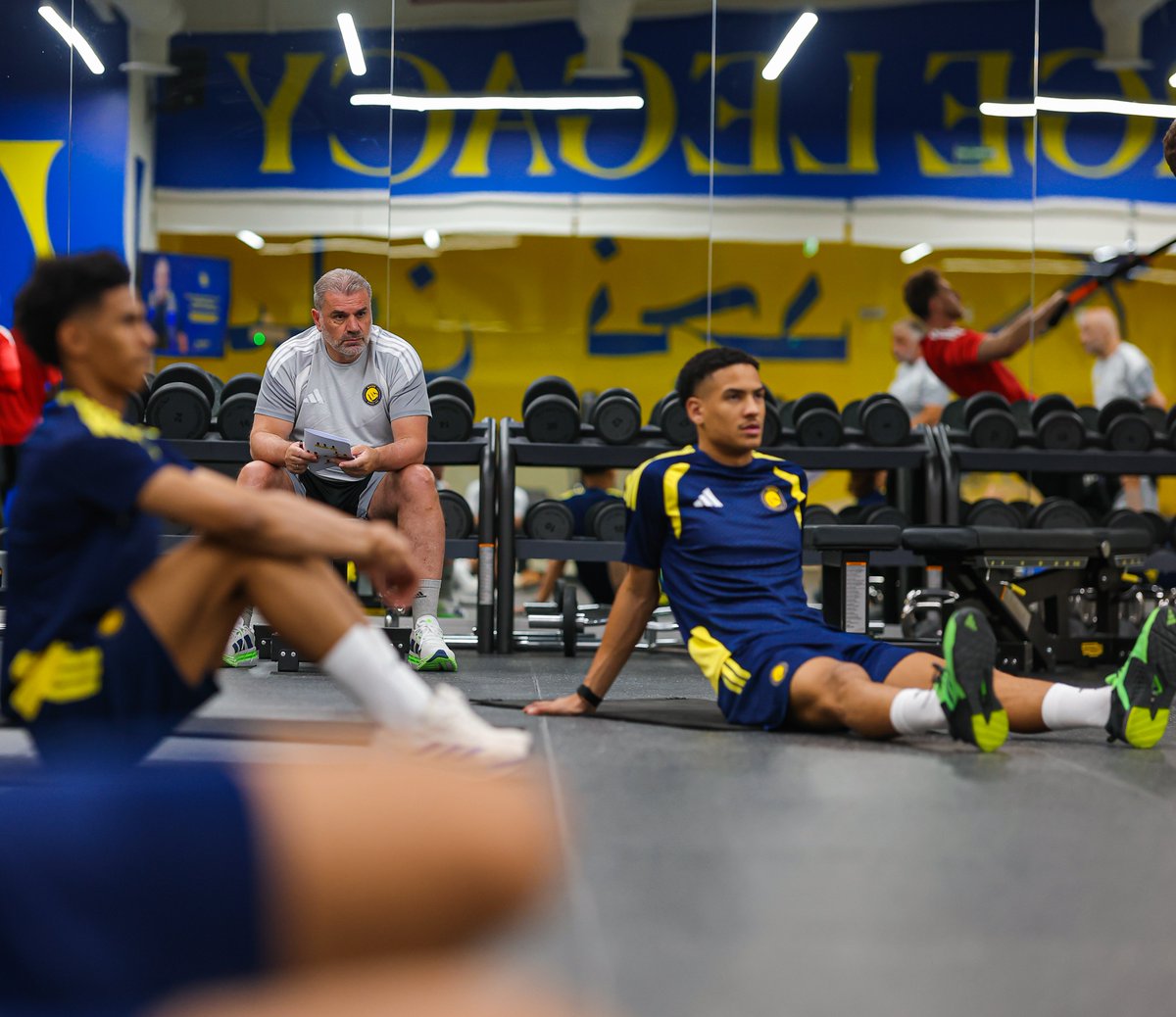 AlNassrFC's tweet photo. التدريـب الأول .. في موسم #النصر الجديـد 🔙 https://t.co/juk5KQ8pIe