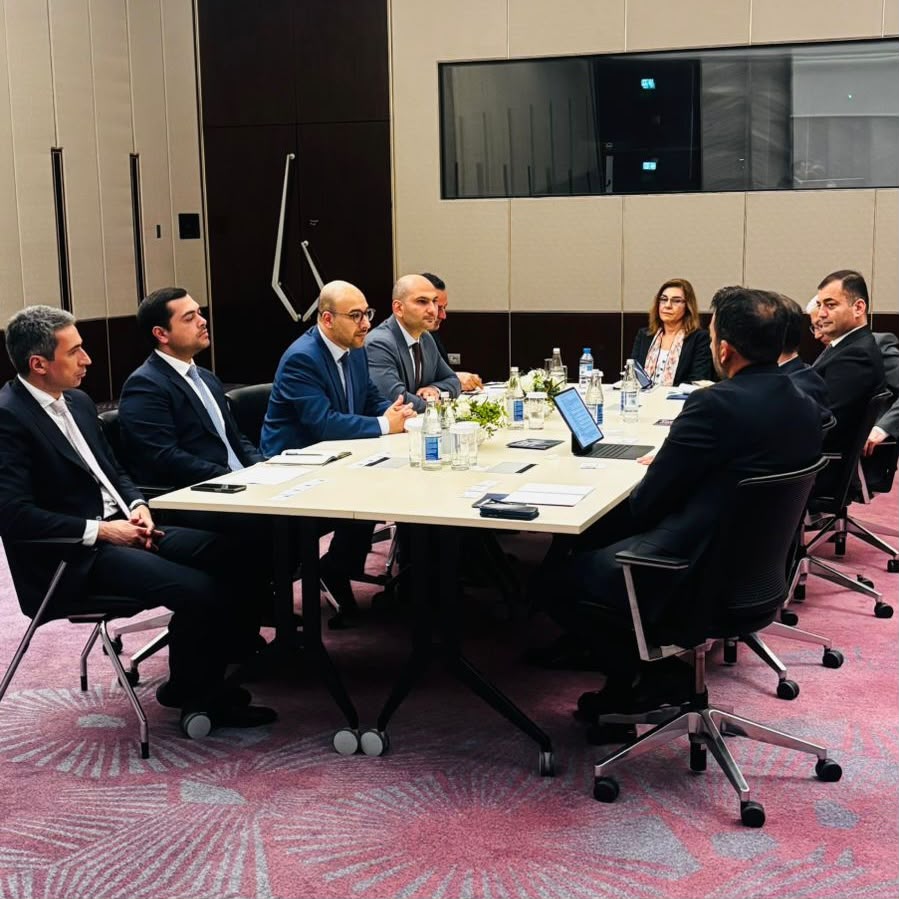 BSTDB's tweet photo. Strong economies are built on meaningful partnerships—and business forums provide the opportunity to create them. 

A BSTDB team headed by the President met with @abdf_az to explore opportunities to strengthen development partnerships, promote private sector growth and expand access to investment opportunities.

The exchange reaffirmed a shared commitment to fostering entrepreneurship, innovation, and sustainable economic development through closer cooperation.