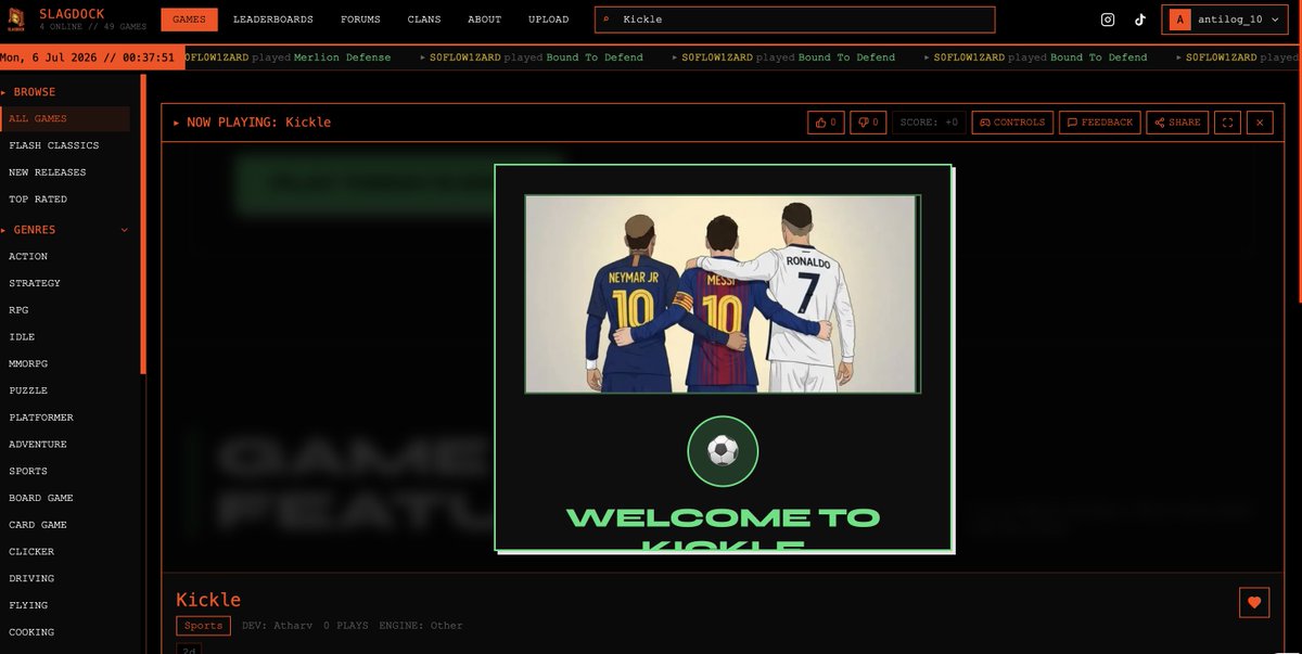 AtharvMixraw's tweet photo. @playkickle  is now available at https://t.co/4YscRLZkrE
check this out now!!!

https://t.co/vx08y5kJaX https://t.co/1sV5Bwh1AA