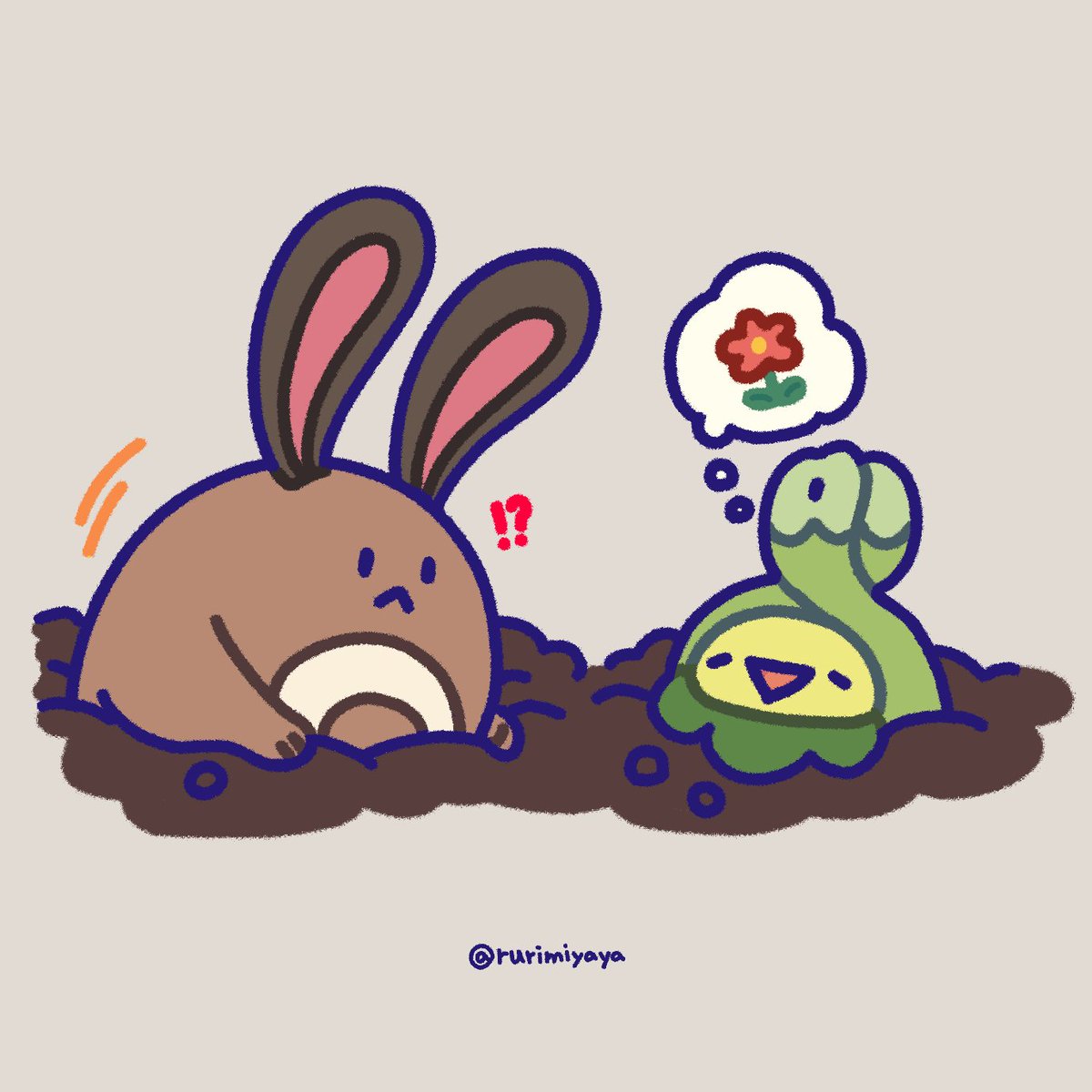 RURIMIYAYA's tweet photo. 【Day 73】種花🌹

#スボミーの365日 #含羞苞的365日 #Pokemon https://t.co/o8VpbAKiNS