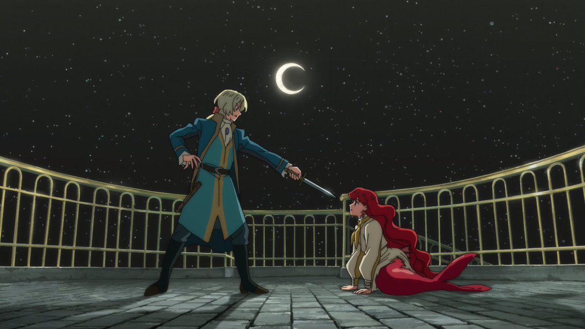 torianis's tweet photo. Háganse un favor y vean Sayonara Lara, es una adaptación libre de La Sirenita con toda la estética de un anime retro. Por favor miren esos fondos y todo el juego de colores, se los juro que es una maravilla visual, es como estar viendo un libro de cuento de hadas en movimiento https://t.co/c5dvPxAZ9R