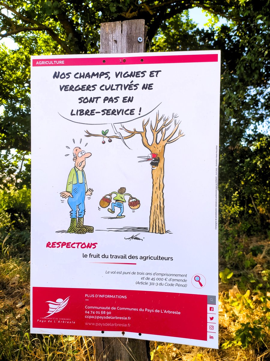 PatrimoineRural's tweet photo. Respectons le fruit du travail des agriculteurs ! https://t.co/Lw25beStoO