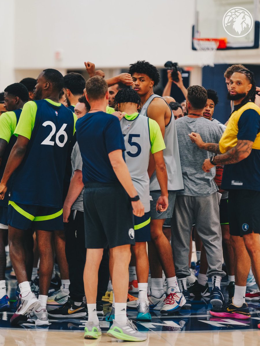Timberwolves's tweet photo. DAY ONE. https://t.co/c1ClniwjdE