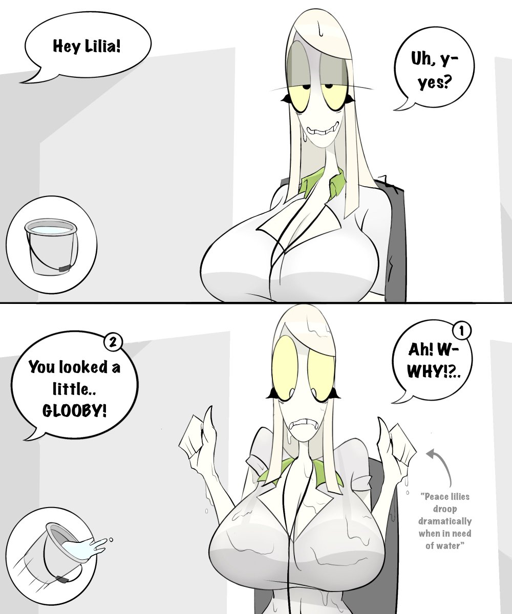 obscuroDD's tweet photo. Lilia's Office Incident 💧🌿 https://t.co/62duZJeBv0