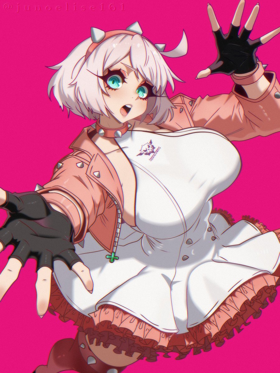 junoelise161's tweet photo. Elphelt nation rise up shes doing the nu metal pose #GuiltyGearStrive #GGST https://t.co/Vk60Xtamr0