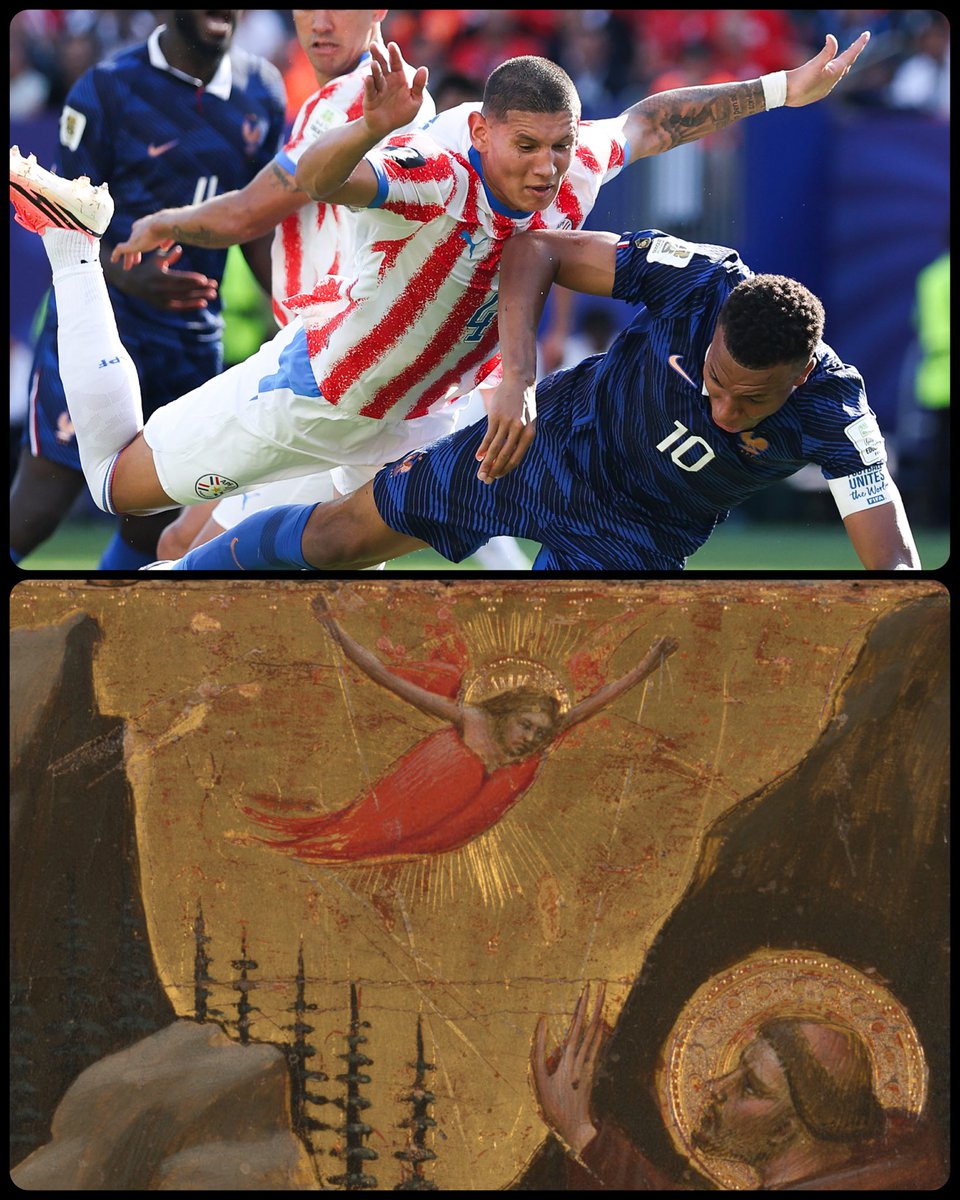 ArtButSports's tweet photo. St. Francis Receiving the Stigmata, by Lorenzo Ghiberti, 1400-05, 📸 by Buda Mendes https://t.co/7XWdl4SFGR