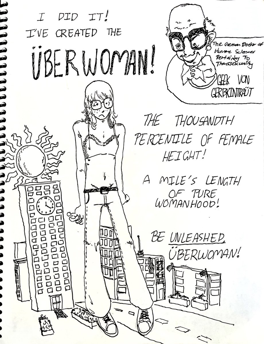 jennyandhenny's tweet photo. I’m glad ppl on tiktok r thirsting over this character because it’s just a self portrait I made as a dysphoria cope https://t.co/niPYpZNL5b